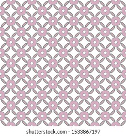 Seamless vector pattern. Background texture in geometric ornamental style.