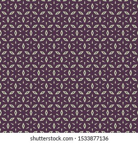Seamless vector pattern. Background texture in geometric ornamental style.