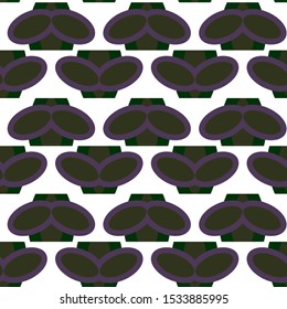 Seamless vector pattern. Background texture in geometric ornamental style.