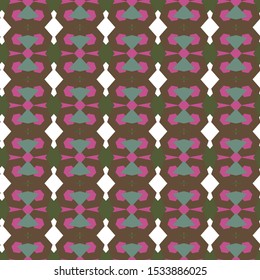 Seamless vector pattern. Background texture in geometric ornamental style.