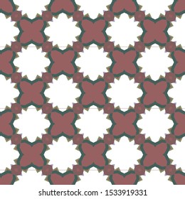 Seamless vector pattern. Background texture in geometric ornamental style.