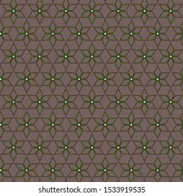 Seamless vector pattern. Background texture in geometric ornamental style.