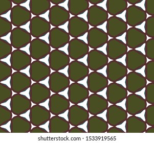Seamless vector pattern. Background texture in geometric ornamental style.