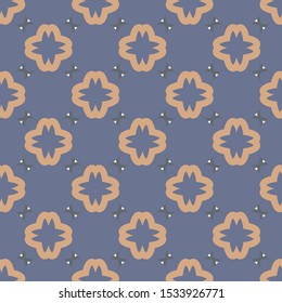 Seamless vector pattern. Background texture in geometric ornamental style.