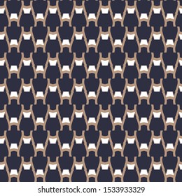 Seamless vector pattern. Background texture in geometric ornamental style.