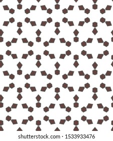 Seamless vector pattern. Background texture in geometric ornamental style.