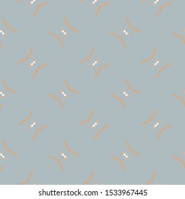 Seamless vector pattern. Background texture in geometric ornamental style.