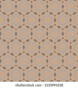 Seamless vector pattern. Background texture in geometric ornamental style.