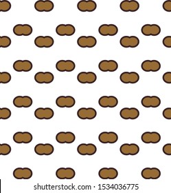 Seamless vector pattern. Background texture in geometric ornamental style.