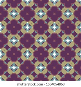 Seamless vector pattern. Background texture in geometric ornamental style.
