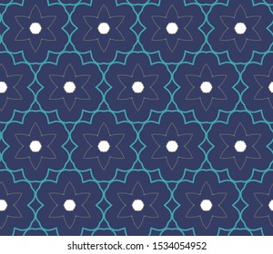 Seamless vector pattern. Background texture in geometric ornamental style.