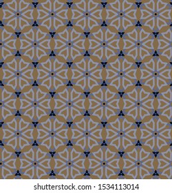 Seamless vector pattern. Background texture in geometric ornamental style.