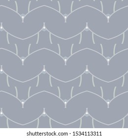 Seamless vector pattern. Background texture in geometric ornamental style.