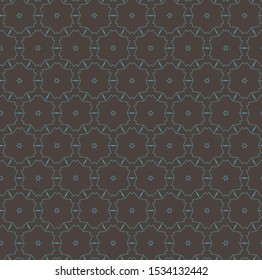 Seamless vector pattern. Background texture in geometric ornamental style.