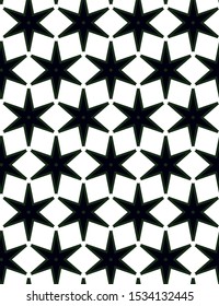 Seamless vector pattern. Background texture in geometric ornamental style.