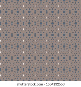 Seamless vector pattern. Background texture in geometric ornamental style.