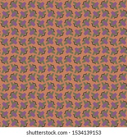 Seamless vector pattern. Background texture in geometric ornamental style.
