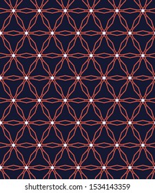 Seamless vector pattern. Background texture in geometric ornamental style.