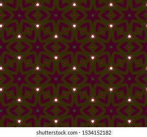 Seamless vector pattern. Background texture in geometric ornamental style.