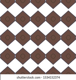 Seamless vector pattern. Background texture in geometric ornamental style.