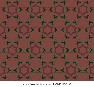 Seamless vector pattern. Background texture in geometric ornamental style.