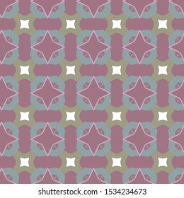 Seamless vector pattern. Background texture in geometric ornamental style.