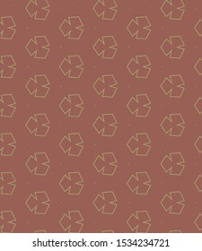 Seamless vector pattern. Background texture in geometric ornamental style.