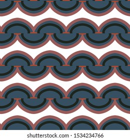 Seamless vector pattern. Background texture in geometric ornamental style.