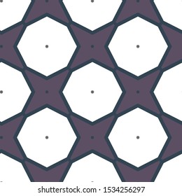 Seamless vector pattern. Background texture in geometric ornamental style.