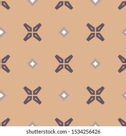 Seamless vector pattern. Background texture in geometric ornamental style.