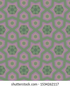 Seamless vector pattern. Background texture in geometric ornamental style.