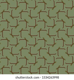 Seamless vector pattern. Background texture in geometric ornamental style.