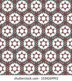 Seamless vector pattern. Background texture in geometric ornamental style.