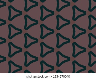 Seamless vector pattern. Background texture in geometric ornamental style.
