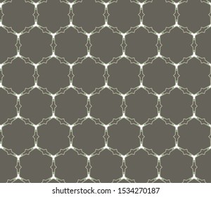 Seamless vector pattern. Background texture in geometric ornamental style.