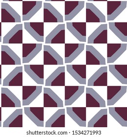 Seamless vector pattern. Background texture in geometric ornamental style.