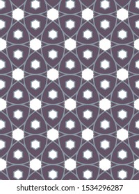 Seamless vector pattern. Background texture in geometric ornamental style.