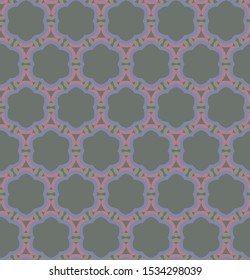 Seamless vector pattern. Background texture in geometric ornamental style.