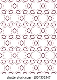 Seamless vector pattern. Background texture in geometric ornamental style.