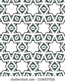 Seamless vector pattern. Background texture in geometric ornamental style.