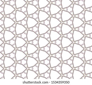 Seamless vector pattern. Background texture in geometric ornamental style.