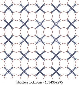 Seamless vector pattern. Background texture in geometric ornamental style.