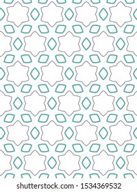 Seamless vector pattern. Background texture in geometric ornamental style.