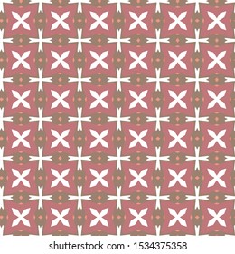 Seamless vector pattern. Background texture in geometric ornamental style.