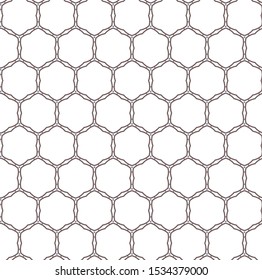 Seamless vector pattern. Background texture in geometric ornamental style.