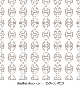 Seamless vector pattern. Background texture in geometric ornamental style.