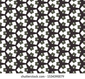 Seamless vector pattern. Background texture in geometric ornamental style.