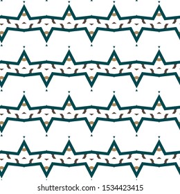 Seamless vector pattern. Background texture in geometric ornamental style.
