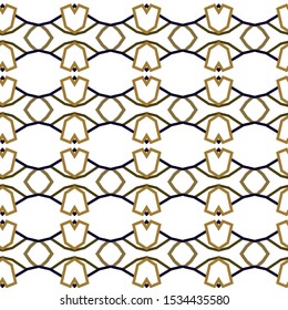 Seamless vector pattern. Background texture in geometric ornamental style.
