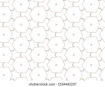 Seamless vector pattern. Background texture in geometric ornamental style.